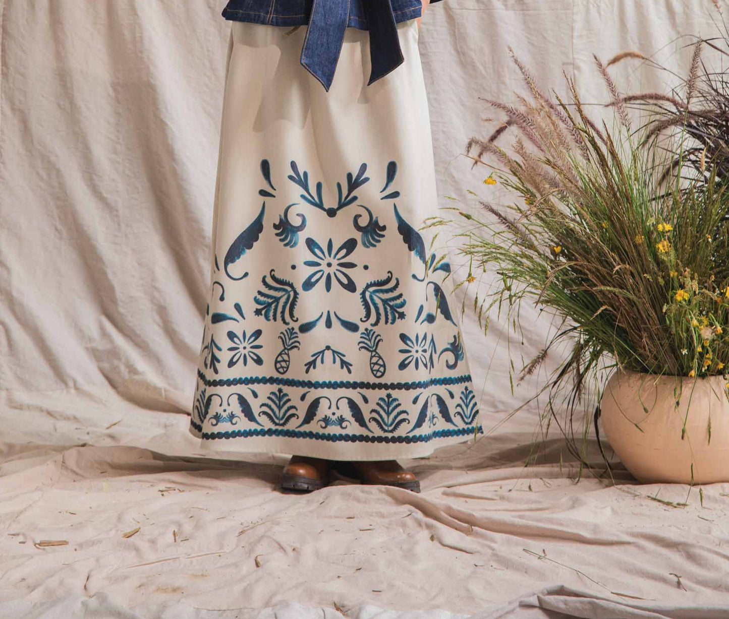 Falda Llorente Blanca