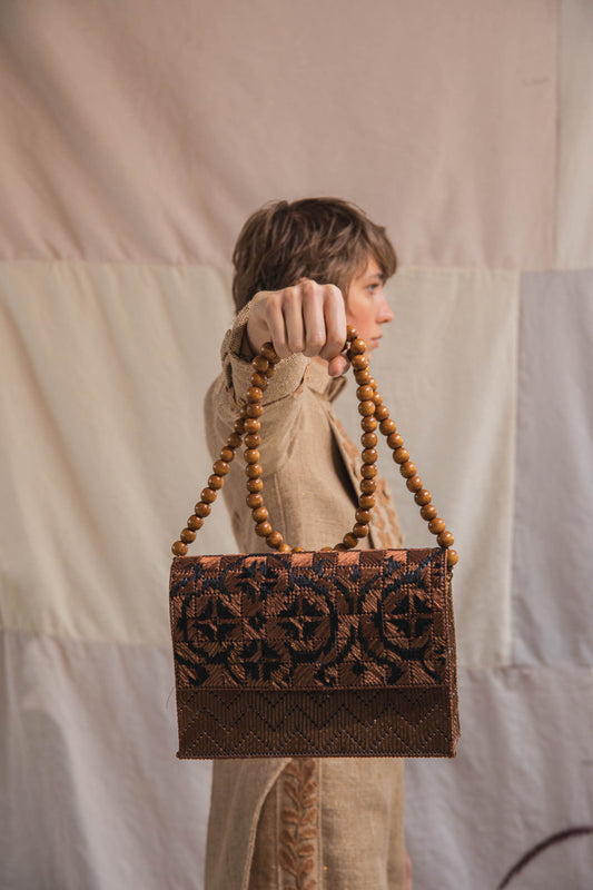 Bolso Petite Fleur Café